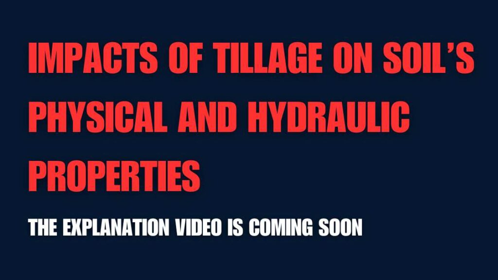 Impacts of Tillage on Soil’s Physical and Hydraulic Properties in Temperate Agroecosystems