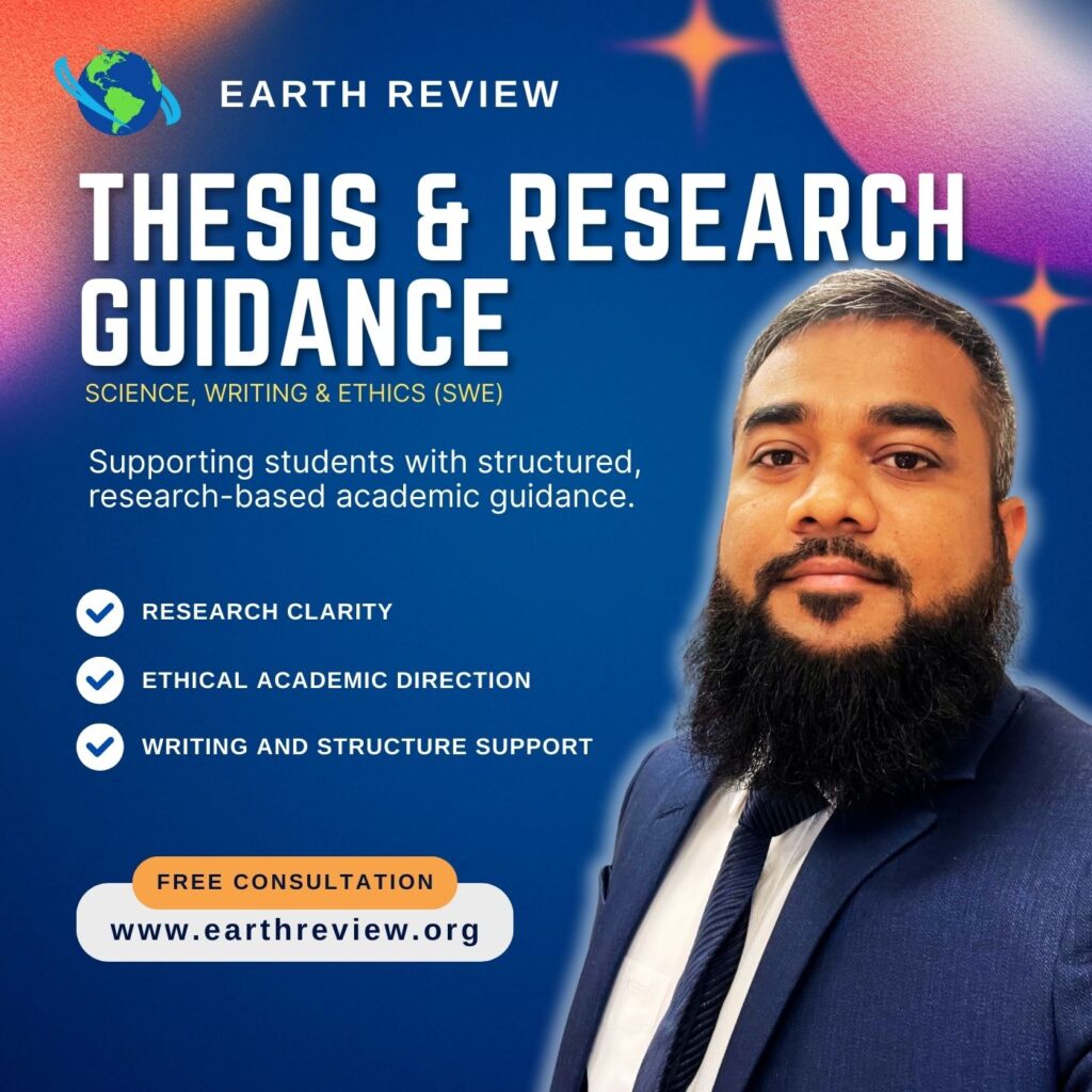 Thesis & Research Guidance (BS/MS – Soil/Water/Environment)