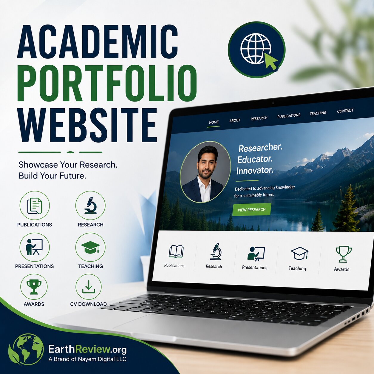 Academic Portfolio Website Development