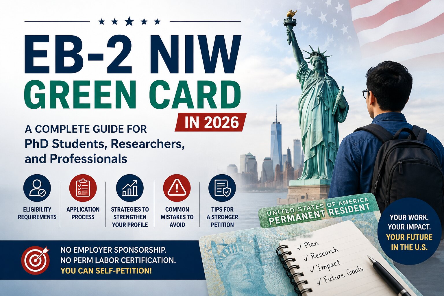 EB-2 NIW Green Card in 2026: A Complete Guide for PhD Students, Researchers, and Professionals