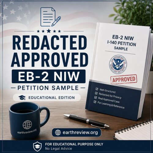 Redacted Approved EB-2 NIW Petition Sample
